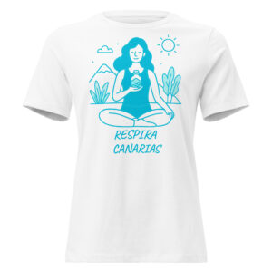 Camiseta suelta mujer | Bella + Canvas 6400 "respira canarias"