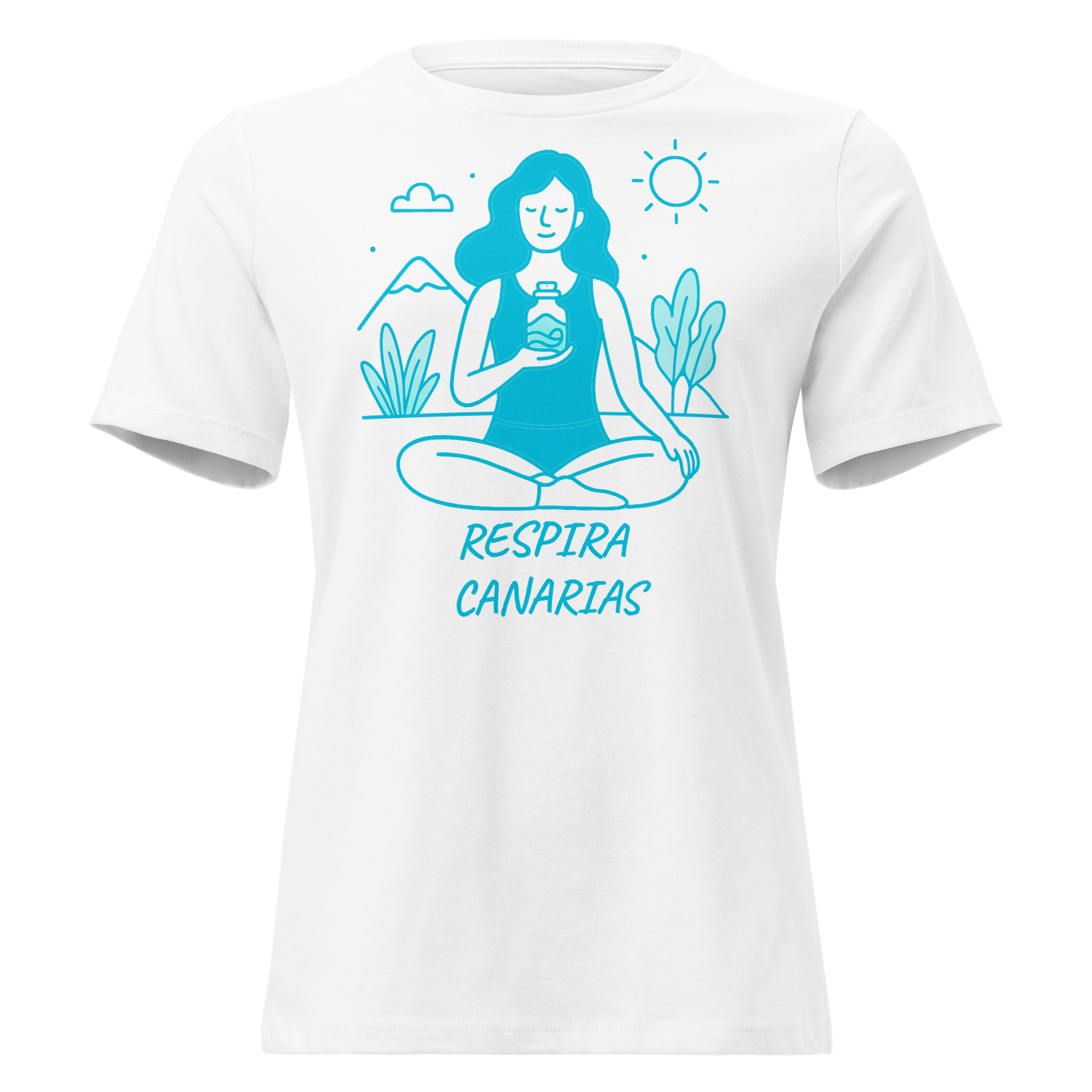 Camiseta suelta mujer | Bella + Canvas 6400 "respira canarias"